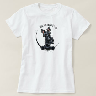 T-shirt Black Scottie IAAM