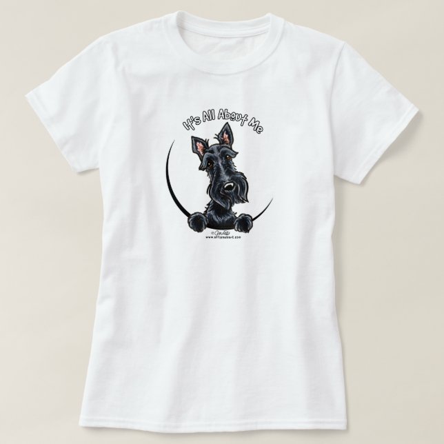 T-shirt Black Scottie IAAM (Frente do Design)
