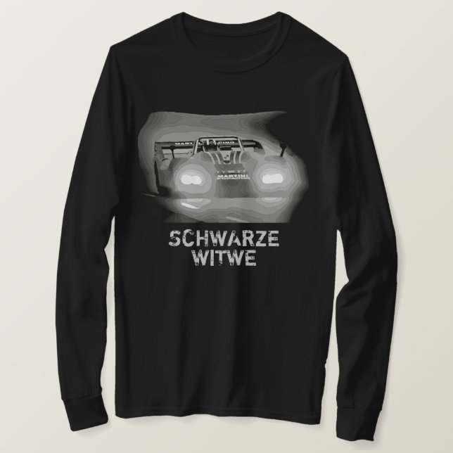 T-Shirt Black Widow Racing 1976 (Frente do Design)