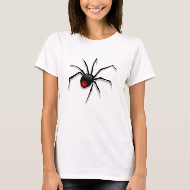 T-Shirt Black Widow Spider (Frente)