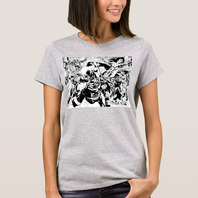 T-shirt Blackest Night Comic Panel (Frente)