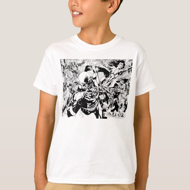 T-shirt Blackest Night Comic Panel (Frente)