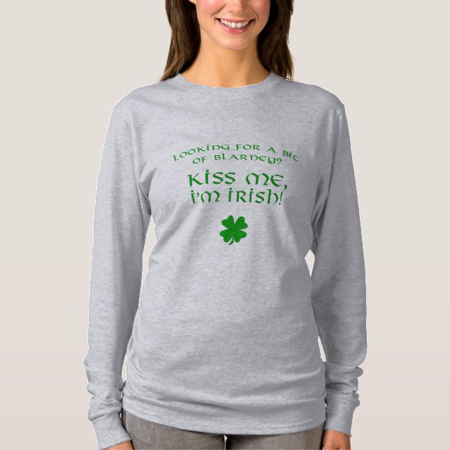 T-shirt Blarney Kiss - Irlandês (Frente)
