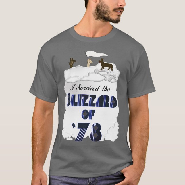 T-shirt blizzard 'de 78 (Frente)