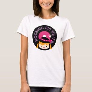 T-shirt Blond Rocking Big Sister