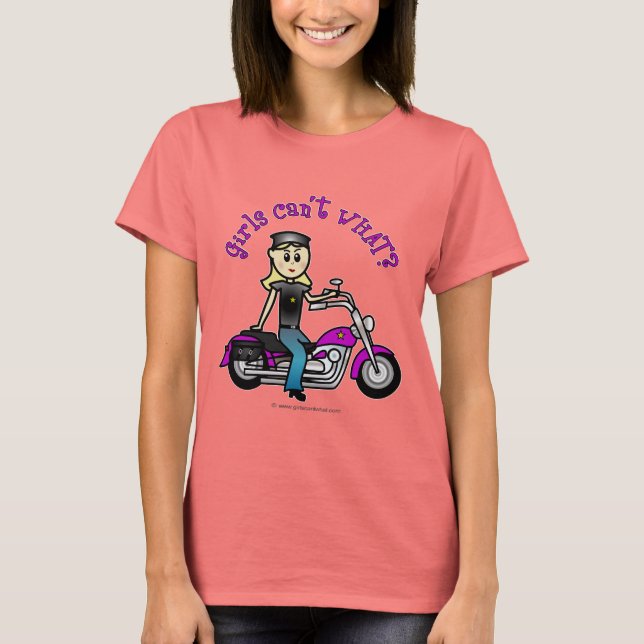 T-shirt Blonde Biker (Frente)