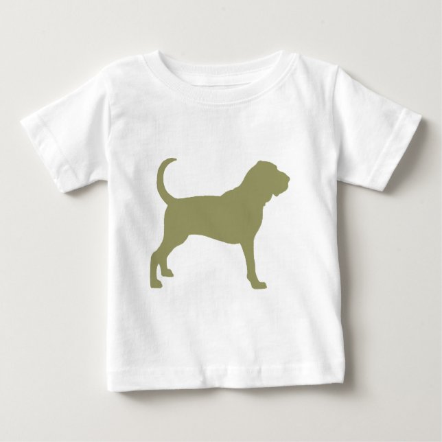 T-shirt Bloodhound (verde prudente) (Frente)