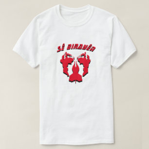 T-shirt Blot test, sê birayên - três irmãos em curdo