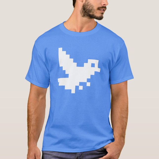 T-shirt Bloxels Pigeon (Frente)