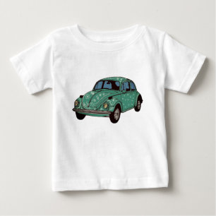 T-Shirt Blue Car Fine Jersey