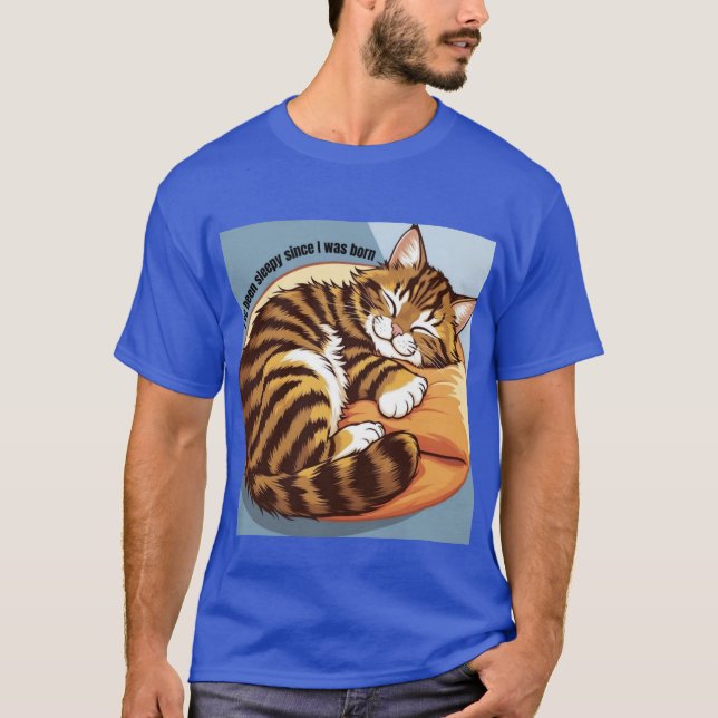 T-Shirt Blue cat (Frente)
