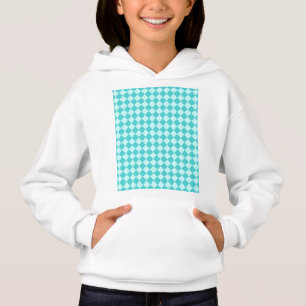 T-shirt Blue Combination Diamond Patterno de Shirley Taylo