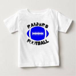 T-shirt Blue Football Custom Team Name ou Text Game Day