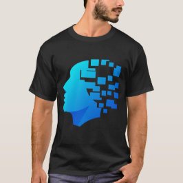 T-Shirt Blue Head
