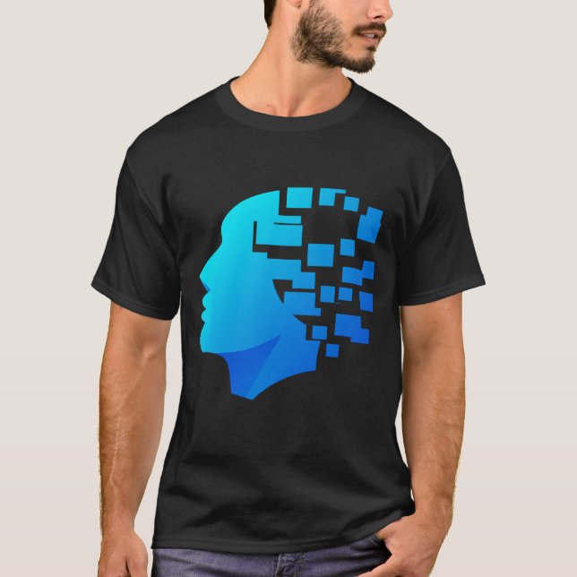 T-Shirt Blue Head (Frente)