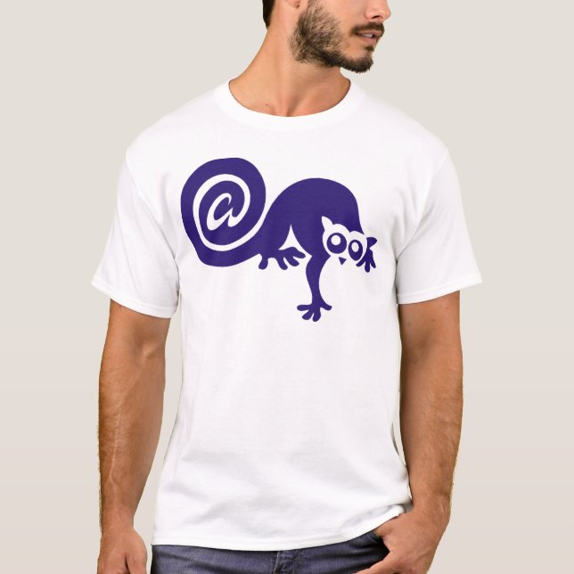 T-shirt Blue Lemur (Frente)