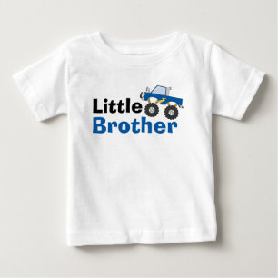 T-shirt Blue Monster Truck Little Brother