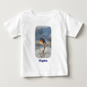 T-shirt Bluebird Animal Seu Nome Personalizado