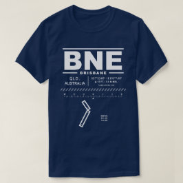 T-Shirt BNE do Aeroporto de Brisbane