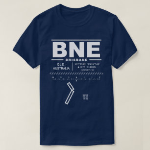 T-Shirt BNE do Aeroporto de Brisbane