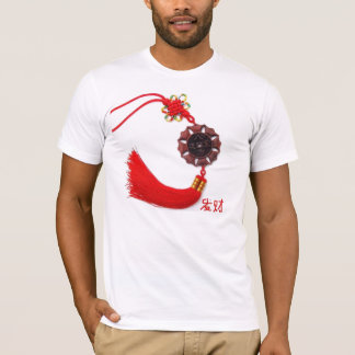 T-shirt Boa fortuna em caráteres chineses