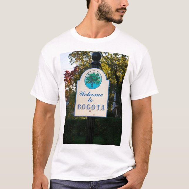 T-shirt Boa vinda a Bogotá (Frente)
