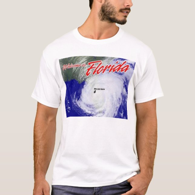 T-shirt Boa vinda a Florida (Frente)