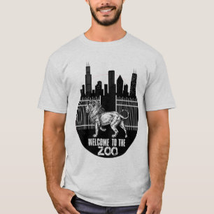 T-shirt boa vinda do IE ao jardim zoológico