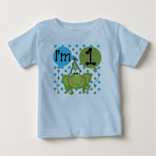 T-shirt Boas Sapos Primeiro Aniversário