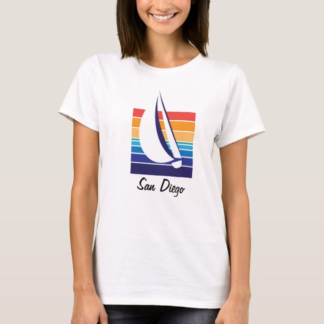 t-shirt Boat Color Square_San Diego (Frente)