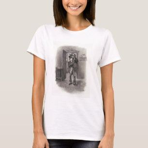 T-shirt Bob Cratchit e Tim minúsculo, 'de Charles Dickens
