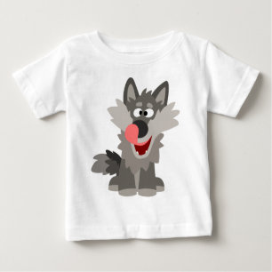 T-shirt Bobo Bela Cartoon Wolf Baby T Shirt