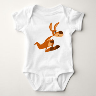 T-shirt Bobo de desenho animado canguru bebê