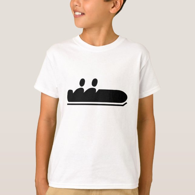T-shirt Bobsled - Preto (Frente)