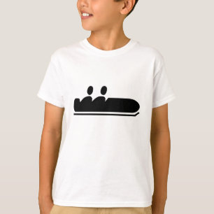T-shirt Bobsleigh - preto