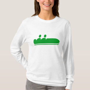 T-shirt Bobsleigh - verde de grama