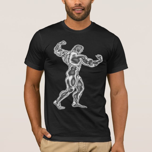 T-shirt Bodybuilding da pose dos homens (Frente)