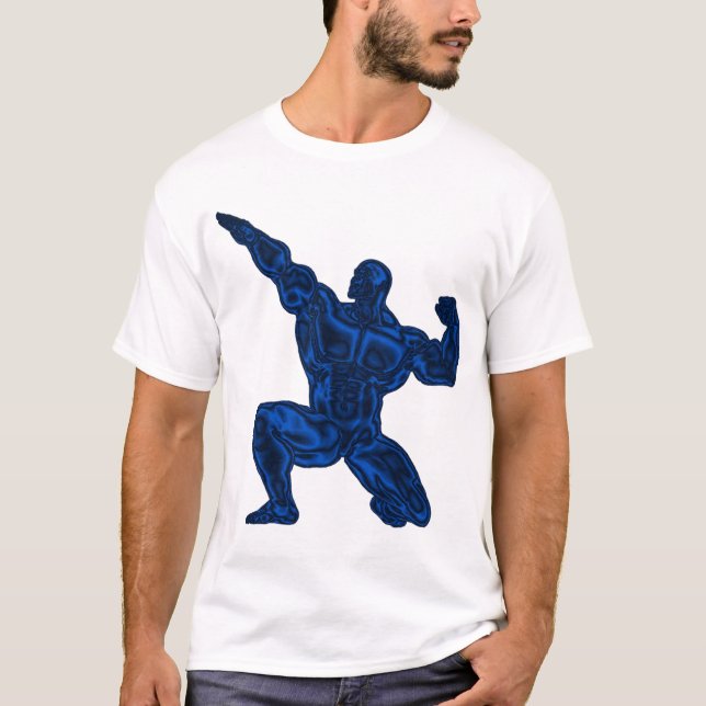 T-shirt Bodybuilding da pose dos homens (Frente)