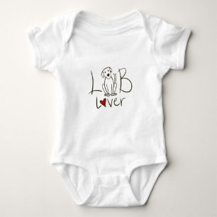 T-shirt Bodysuit da criança do amante do laboratório