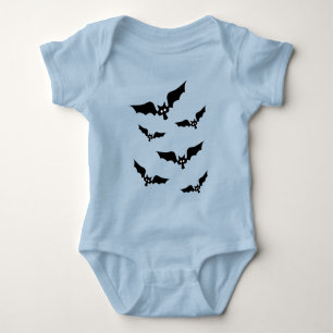 T-shirt Bodysuit do bebê de Batshrooms
