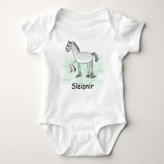 T-shirt Bodysuit do bebê de Sleipnir
