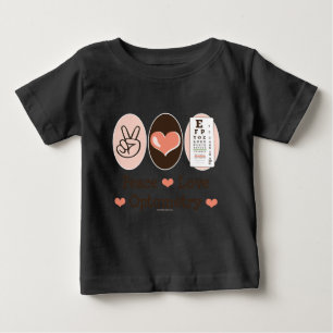 T-shirt Bodysuit do bebê do optometrista da optometria do