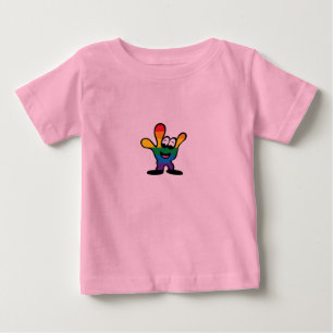 T-shirt Bodysuit do tutu do bebê de ILY