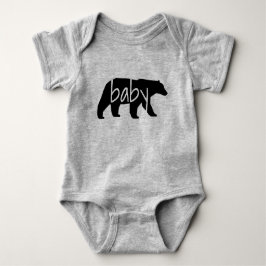 T-shirt Bodysuit do urso do bebê
