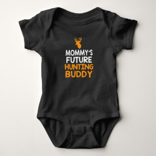 T-shirt Bodysuit futuro do bebê do amigo da caça da mam