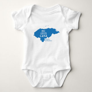 T-shirt Bodysuit HONDURAS do jérsei do bebê