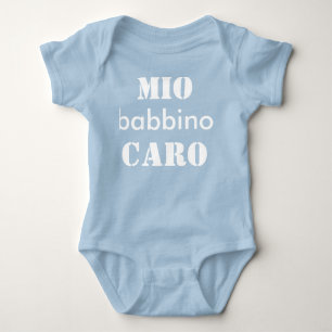 T-shirt Bodysuit Mio do futebol do Caro-Bebê do babbino