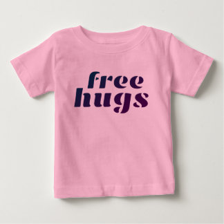 T-shirt Bodysuit orgânico do bebê dos abraços livres