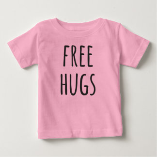 T-shirt Bodysuit orgânico do bebê dos abraços livres