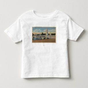 T-shirt Boise, identificação - vista da ponte do rio de